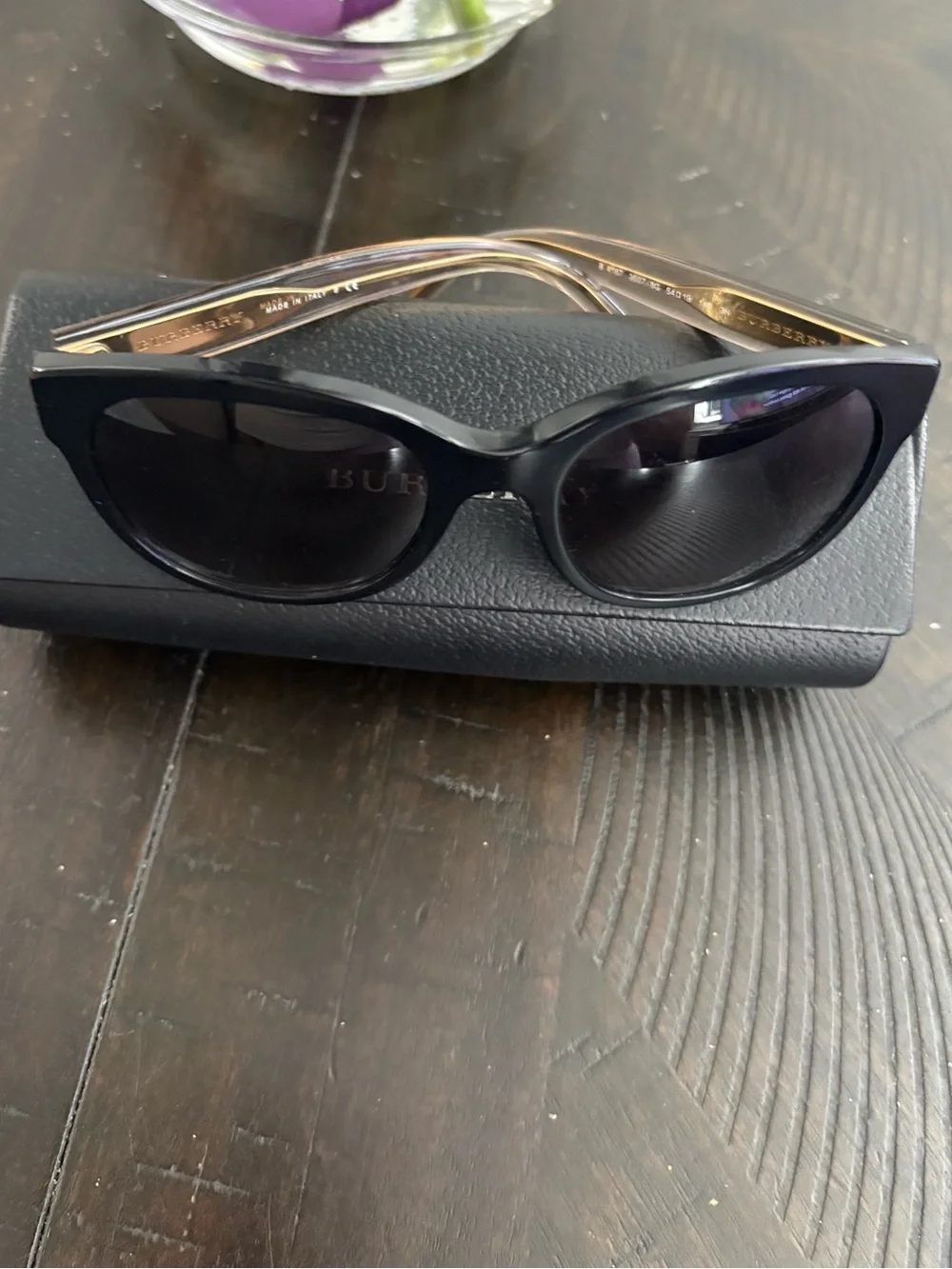 Burberry Black Cat-Eye Sunglasses